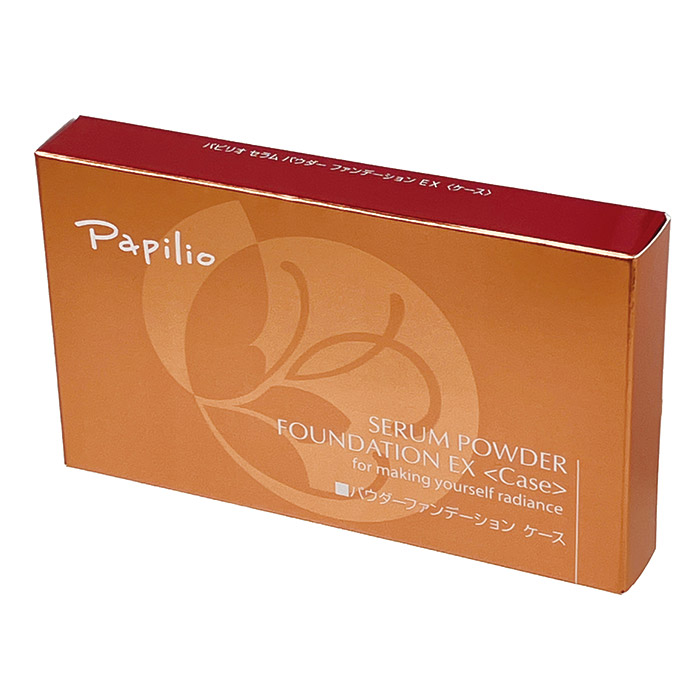 パピリオ化粧品 セラムパウダーファンデーションEX用ケース スポンジ付