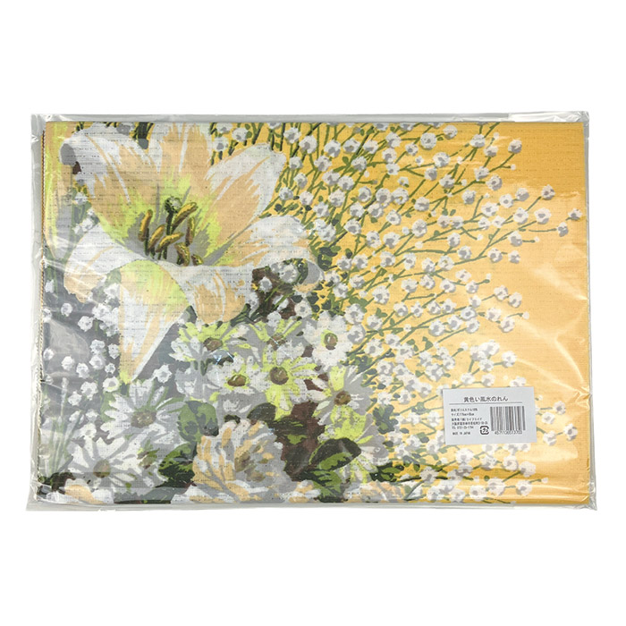 黄色い風水のれん