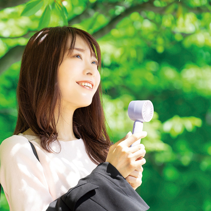 2WAYスマートハンディファン