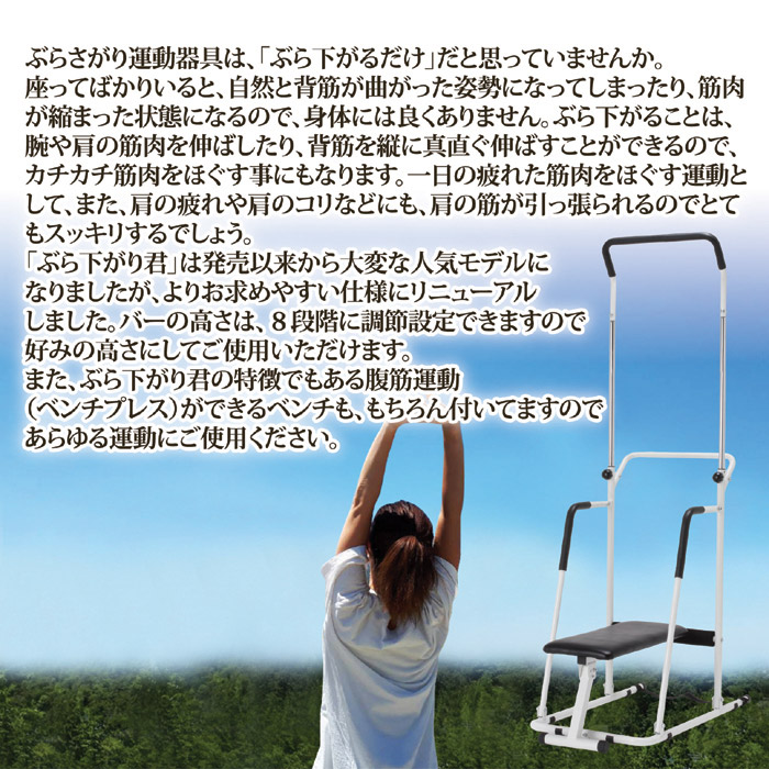 ぶら下がり君 ベンチシート付