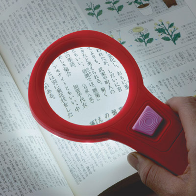 10LEDライト付ハンディルーペ SV-4755