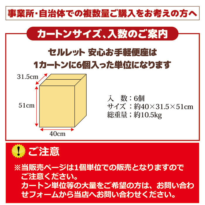 セルレット 安心お手軽便座 おりたたみ式