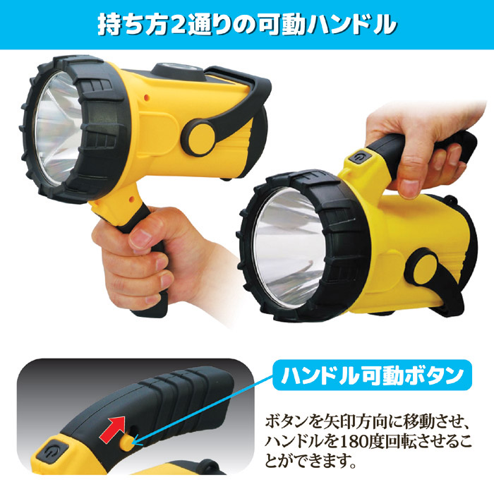 3W+1W LEDサーチライト