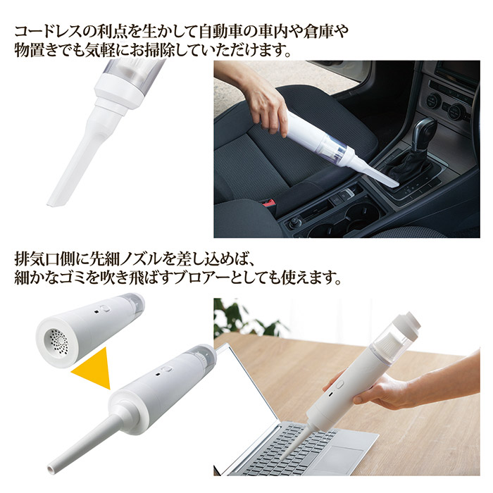 4wayハンディクリーナー&エアーブロアー　SV-8173