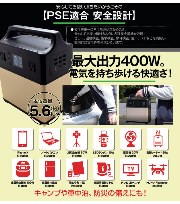 ポータブルマルチ電源 PB1080