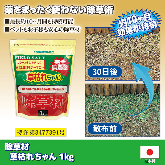 除草材 草枯れちゃん 1kg